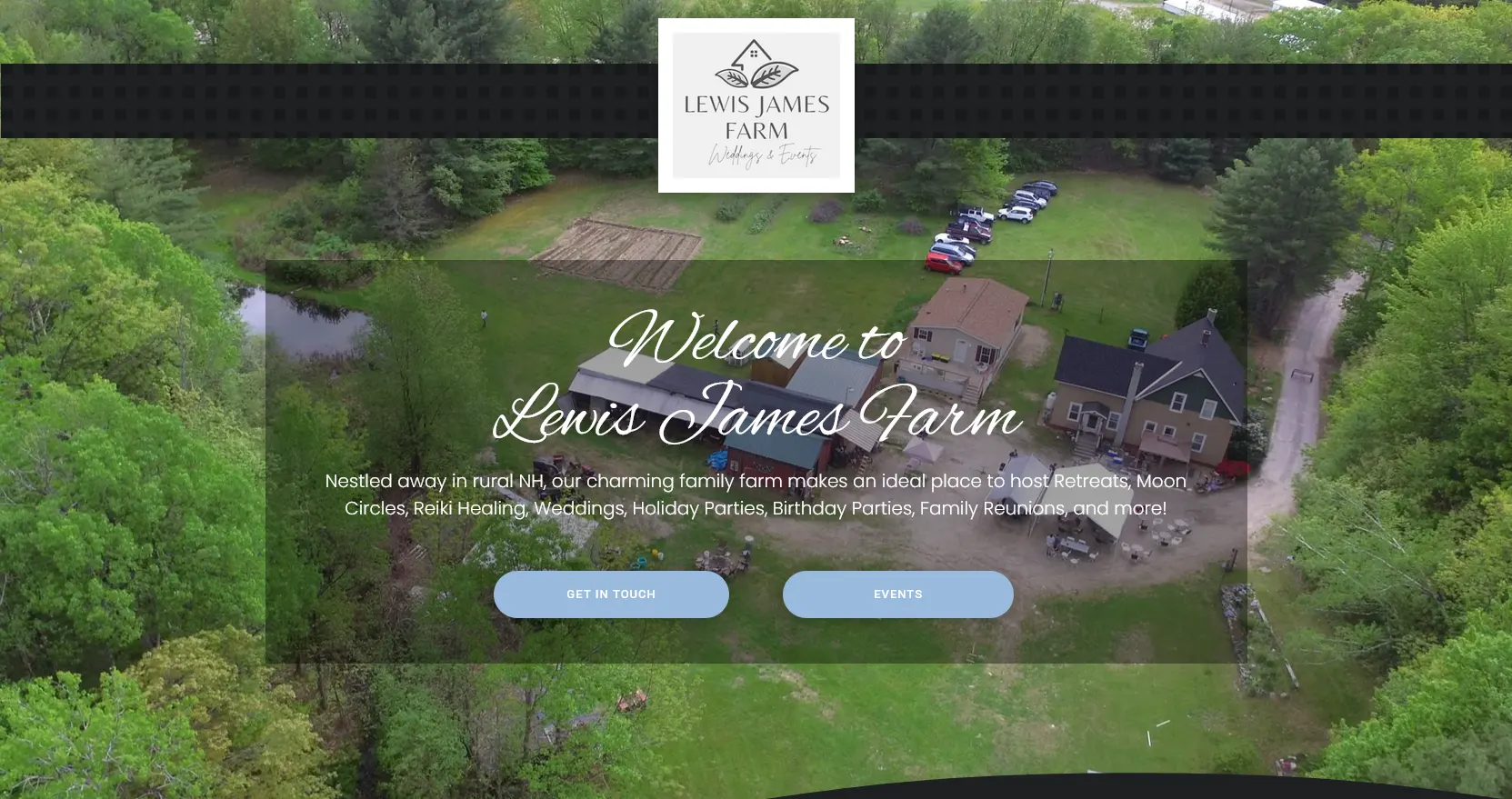 Lewis James Farm Weddings Events