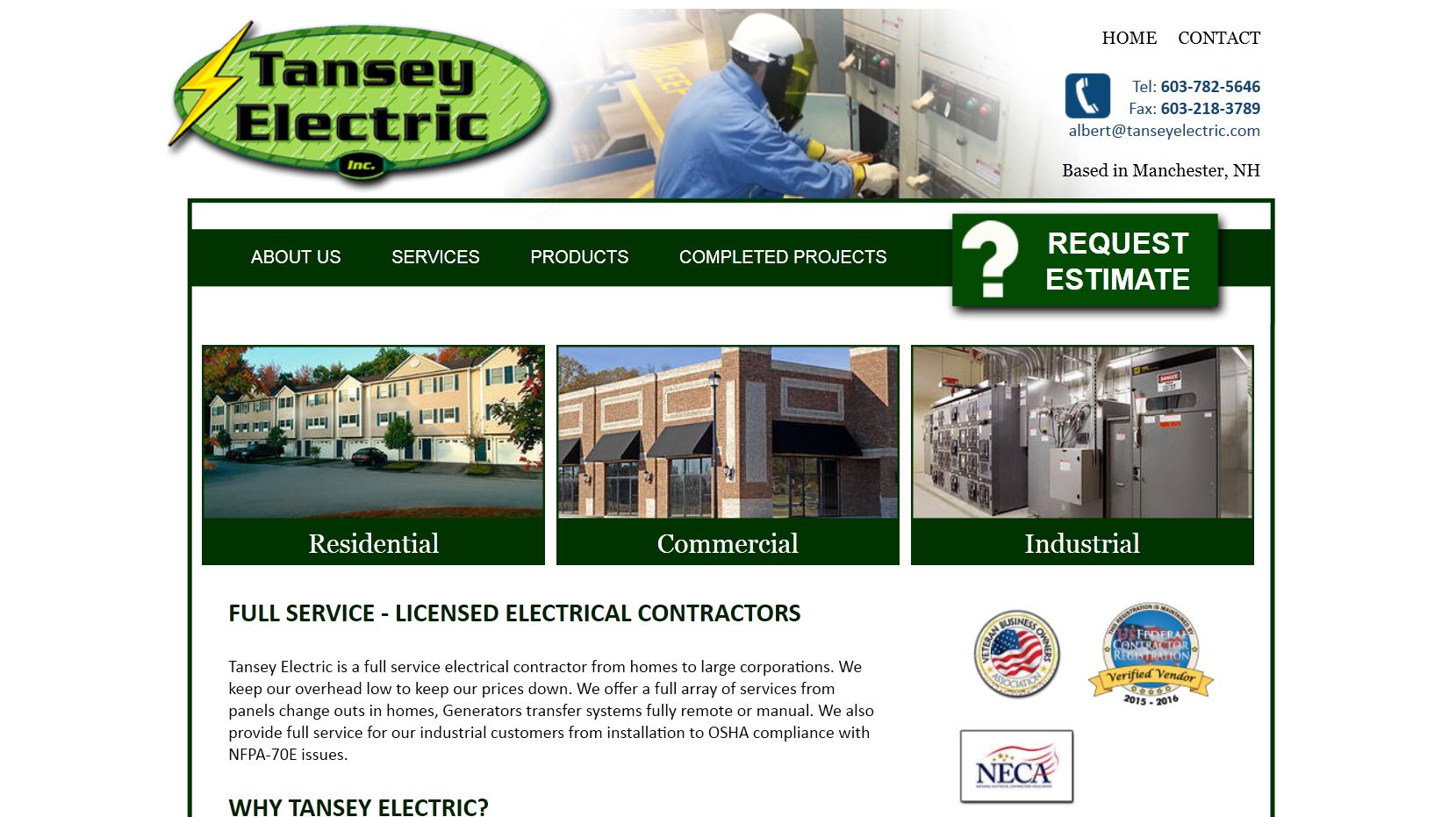 tanseyelectric.com